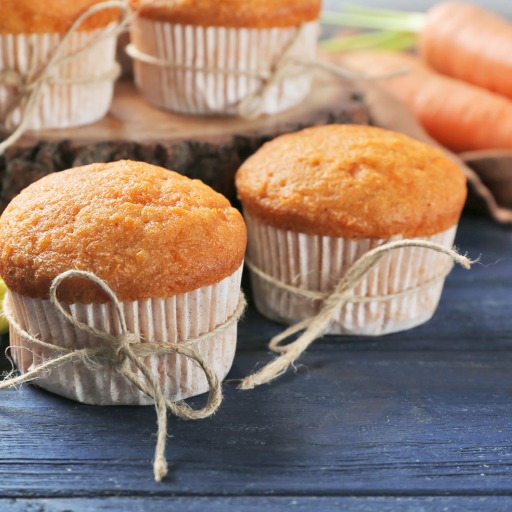 Muffin aux carottes et coco